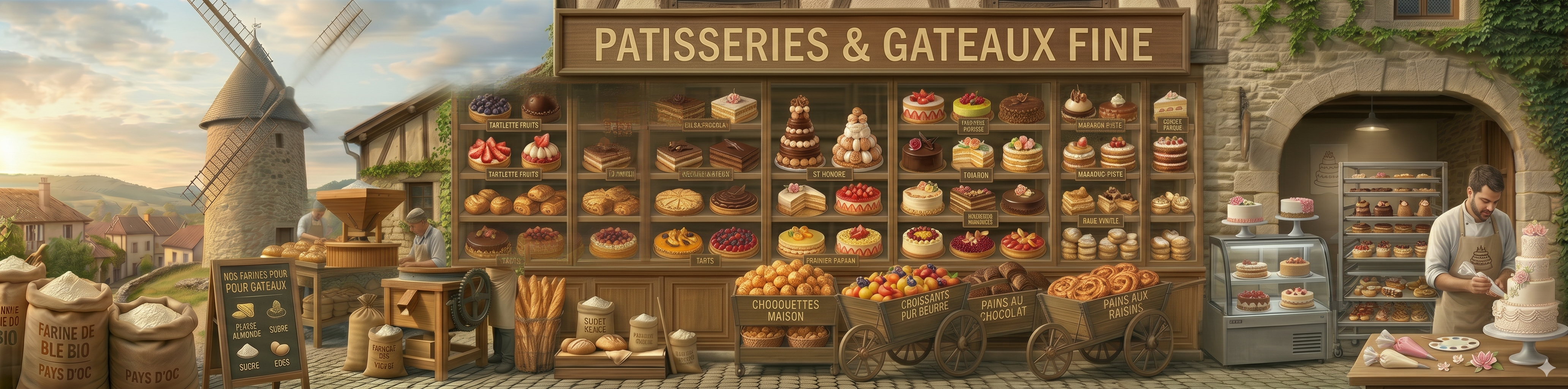 Gâteaux individuels